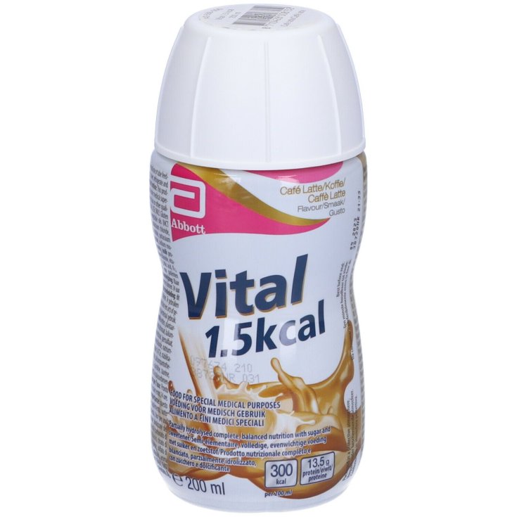 Vital&reg; 1,5 Kcal Caff&egrave; Latte Abbott 200ml