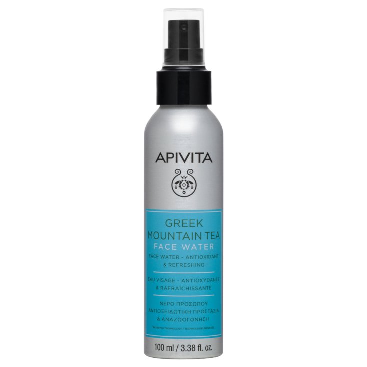 Apivita Greek Mountain Tea Acqua Viso Idratante con T&egrave; di Montagna 100ml