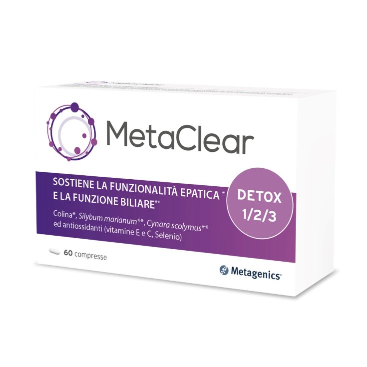 MetaClear Metagenics&reg; 60 Compresse