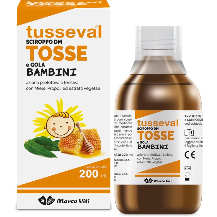 Tusseval Tosse Bambini Marco Viti&nbsp;Sciroppo 200ml