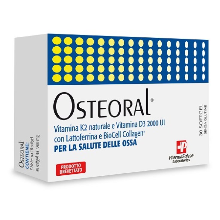 Pharmasuisse Laboratories  Osteoral 30 Capsule Molli