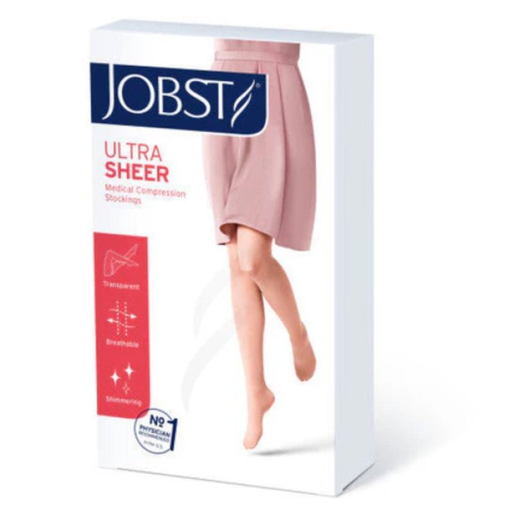 Jobst&reg; Ultra Sheer Collant 20-30mmhg Punta Aperta M Naturale