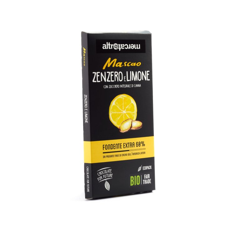 Cioccolato Mascao Fondente Zenzero e&nbsp;Limone 80g