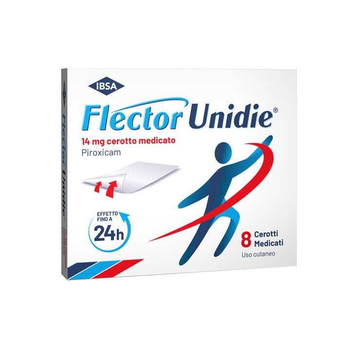 Flector Unidie IBSA 8 Cerotti Medicati 14mg