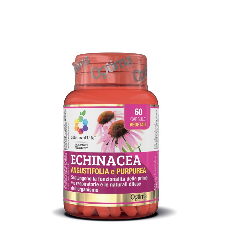 Echinacea Angustifolia E Purpurea Colours Of Life&reg; Optima Naturals 60 Capsule
