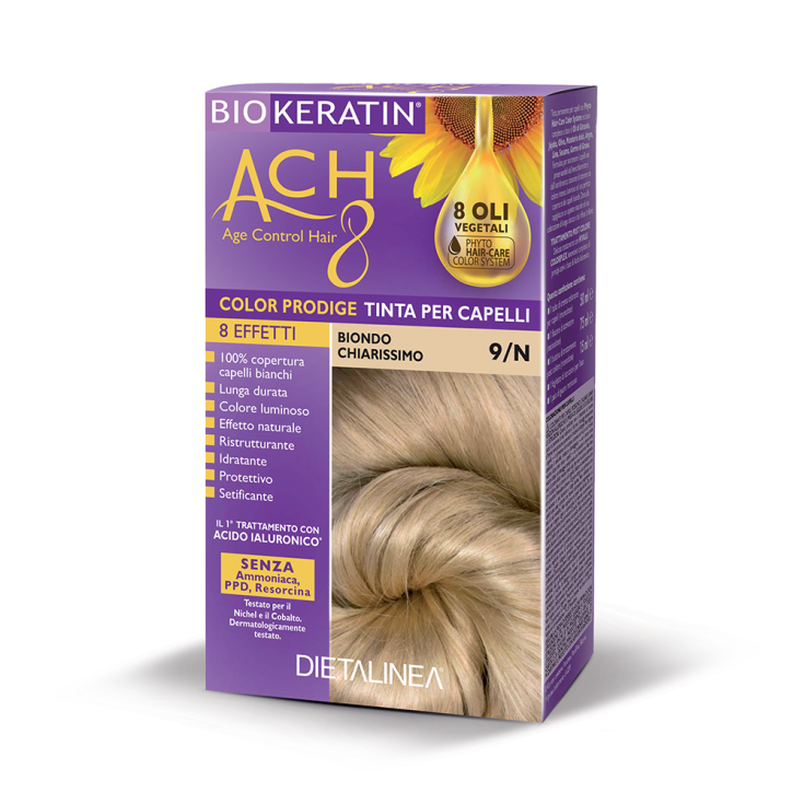 Biokeratin Ach8 9/N Biondo Chiarissimo Dietalinea Kit