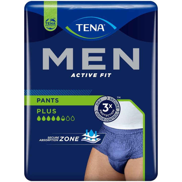 TENA MAN PANS PLUS LARGE X 8