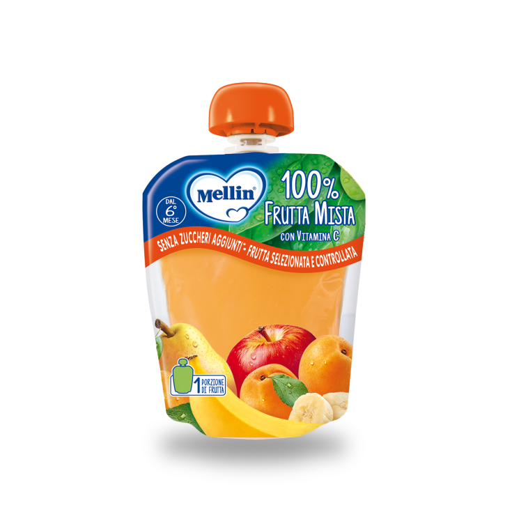 Merenda 100% Frutta Mista Mellin 90g
