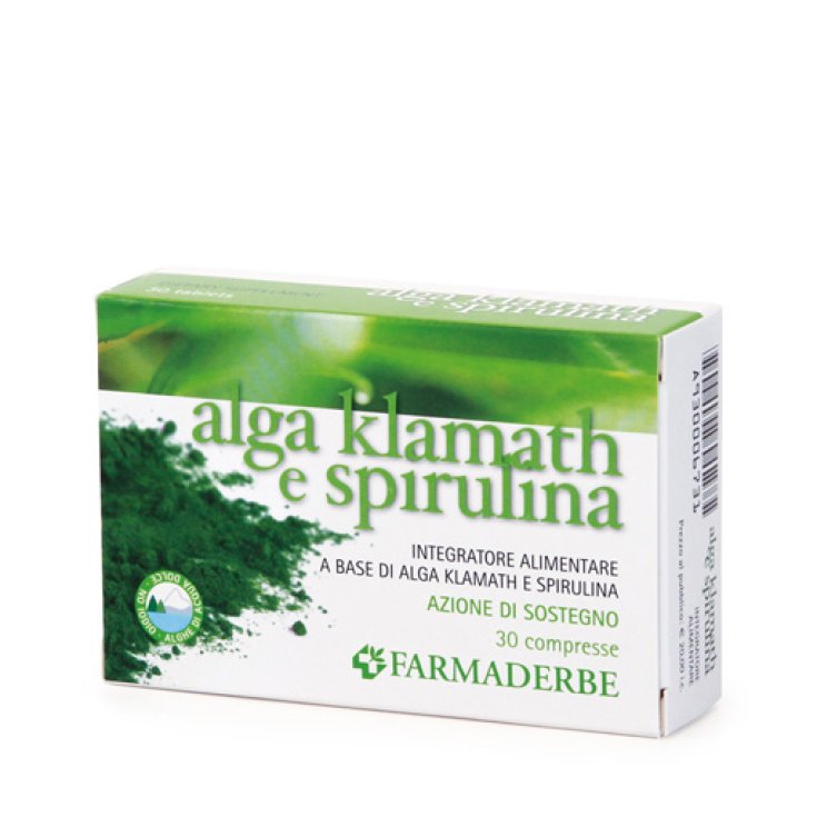 Alga Klamat e Spirulina Farmaderbe 30 Compresse