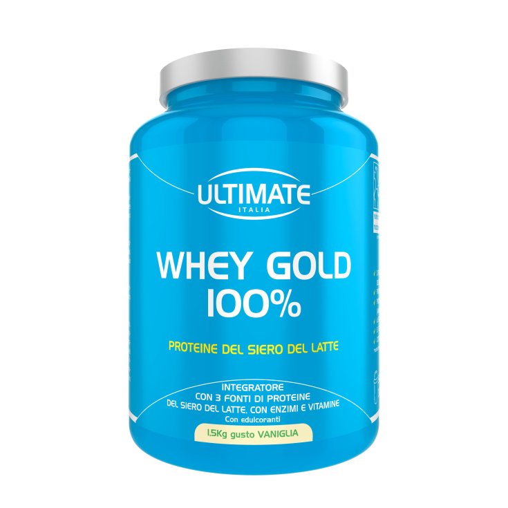 Whey Gold 100%&nbsp;Vaniglia Ultimate 1,5Kg