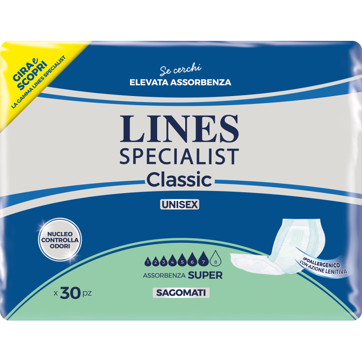 Pannoloni Sagomati Extra Lines Specialist 30 Pezzi