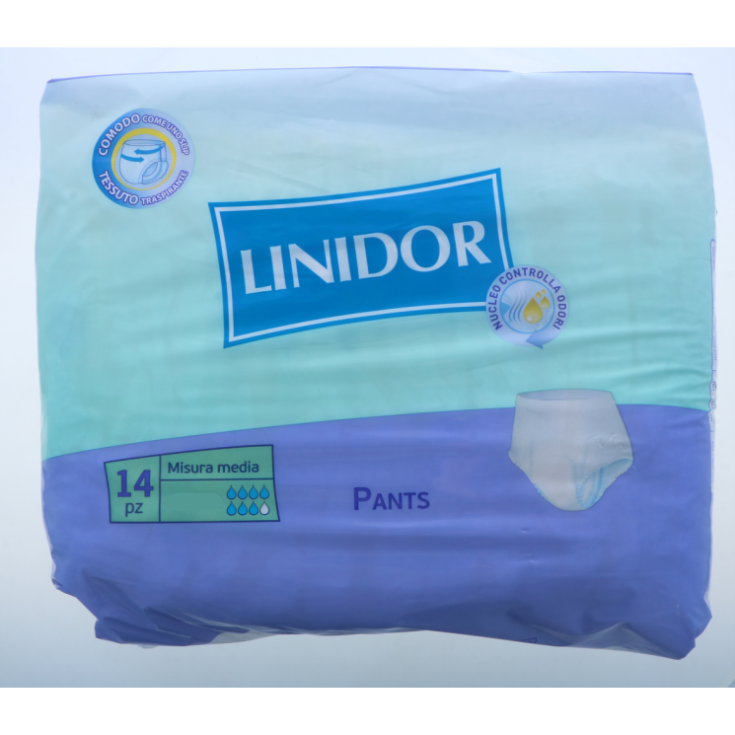 Pants Maxi Misura Media Linidor 14 Pezzi