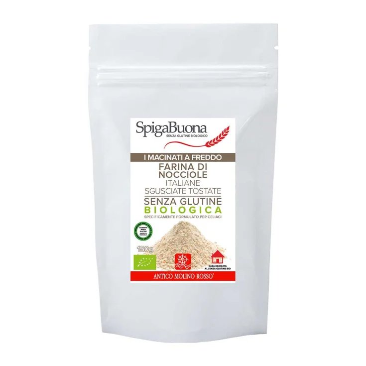 SpigaBuona&reg; Farina Di Nocciole Italiane Tostate Integrali Bio Antico Molino Rosso&reg; 150g