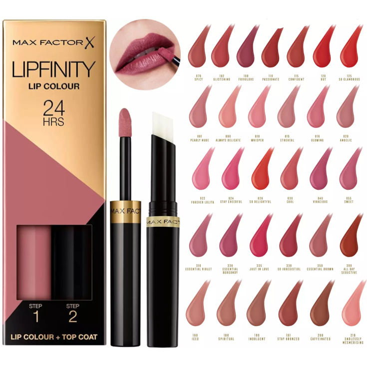 LipFinity Lip Colour 24HRS 015 Max Factor 1&nbsp;Rossetto