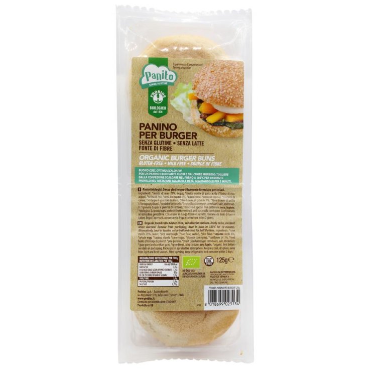 Panito Panino Per Burger Probios 125g