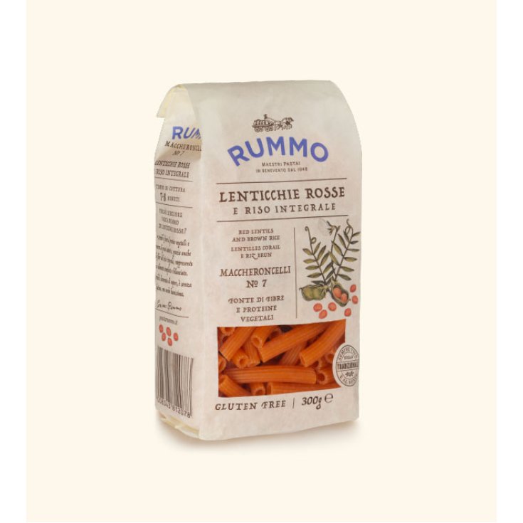 Maccheroncelli&reg; N.7 Alle Lenticchie Rosse Rummo 300g