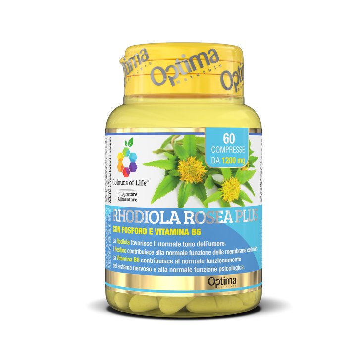 Rhodiola Roseae Plus Colours Of Life&reg; Optima Naturals 60 Compresse