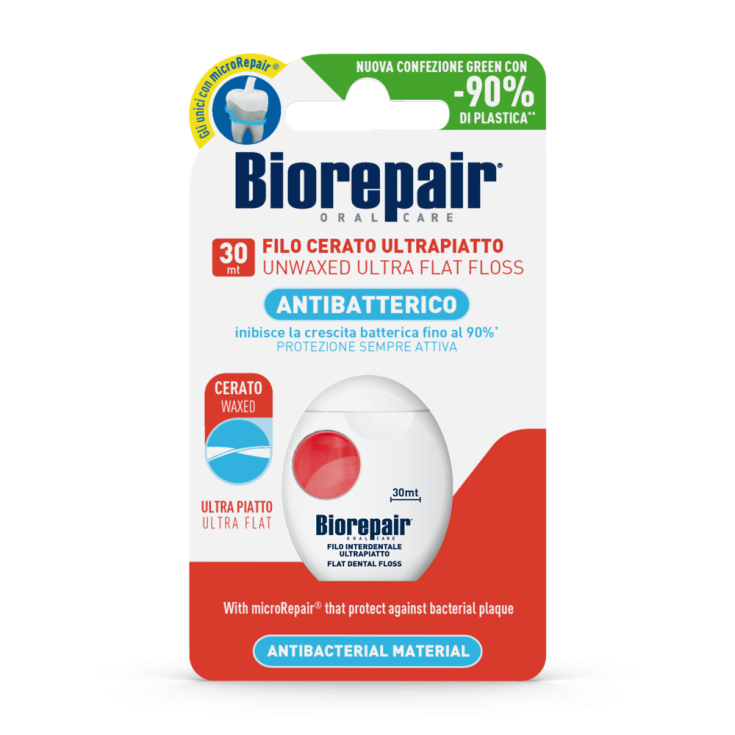 Filo Interdentale Antibatterico Cerat Ultrapiatto Biorepair 1x30mt