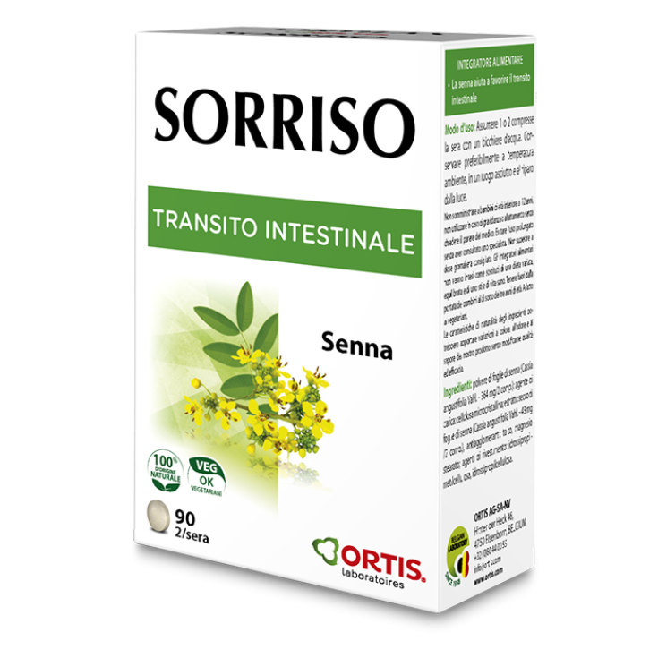 Sorriso Transito Intestinale Ortis&reg; 90 Compresse