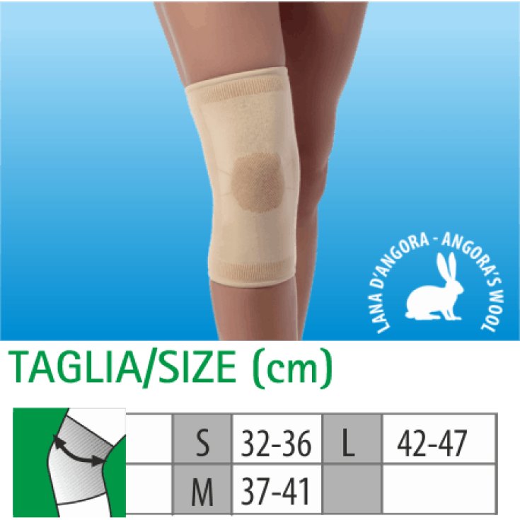 Ginocchiera In Lana D'Angora Tg.S&nbsp;Clia Ortho