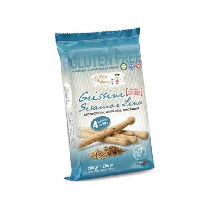 Grissini Sesamo/lino Senza Glutine Il Pane Di Anna 200g