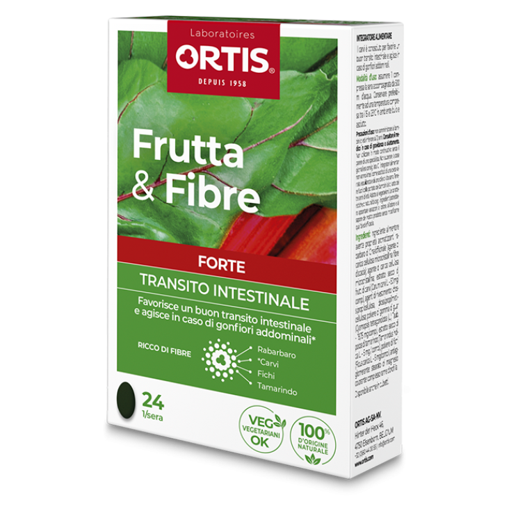 Frutta & Fibre Forte Ortis&reg; 24 Compresse