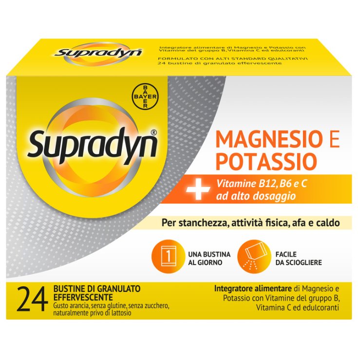 Supradyn Magnesio e Potassio Integratore Vitamine e Minerali 24 Bst