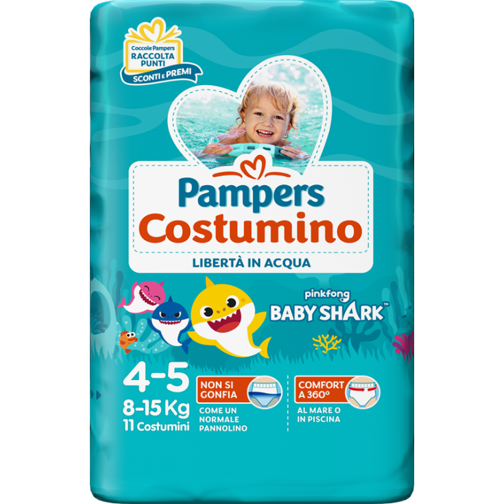 Pampers Il Costumino Taglia 4 (8-15Kg) 11 Costumini