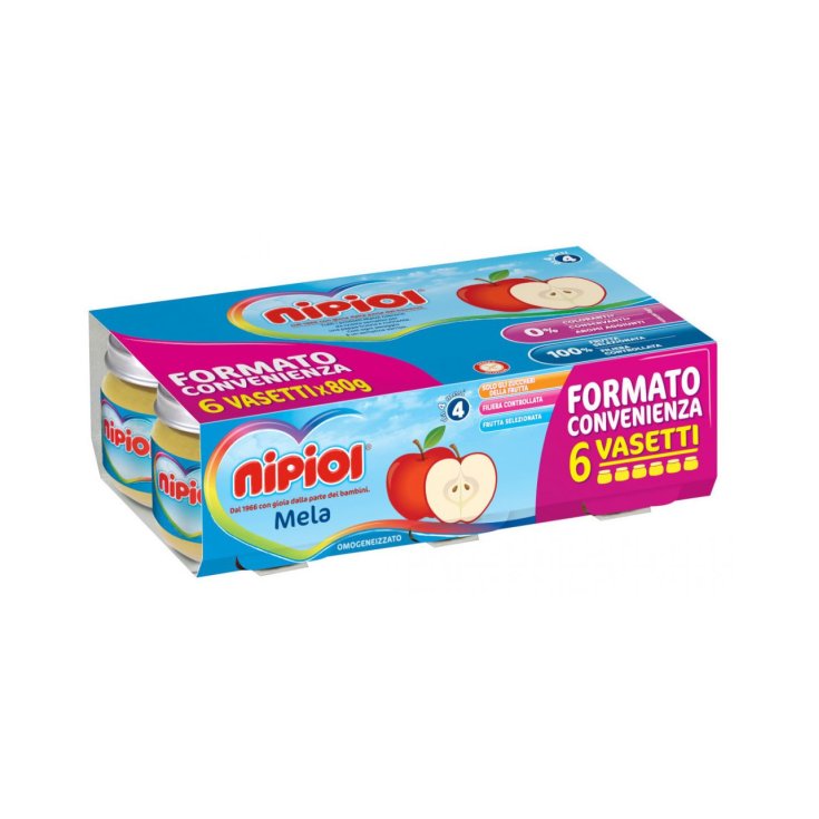 Omogeneizzato Mela Nipiol 6x80g