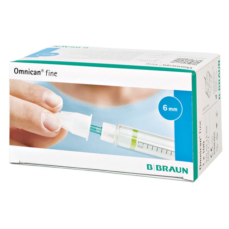 Omnican&reg; Fine 31G 0,25&nbsp;x 6mm B.Braun 100 Pezzi
