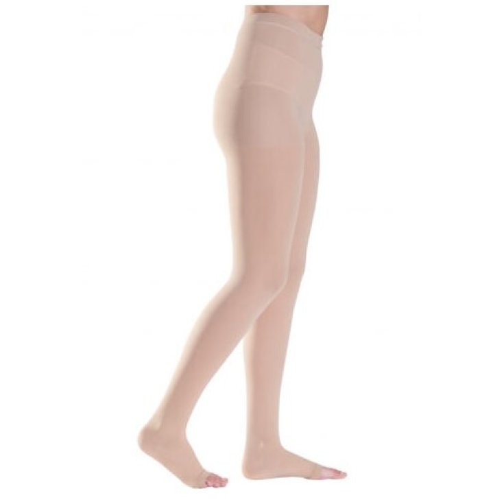 Cotton Evo 162 Collant Beige L Lungo GloriaMed&reg; 1 Paio