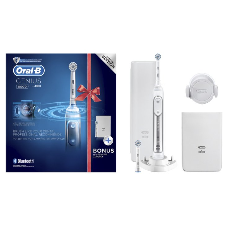 Oral-B&reg; Spazzolino Elettrico Genius 8600 Color Argento