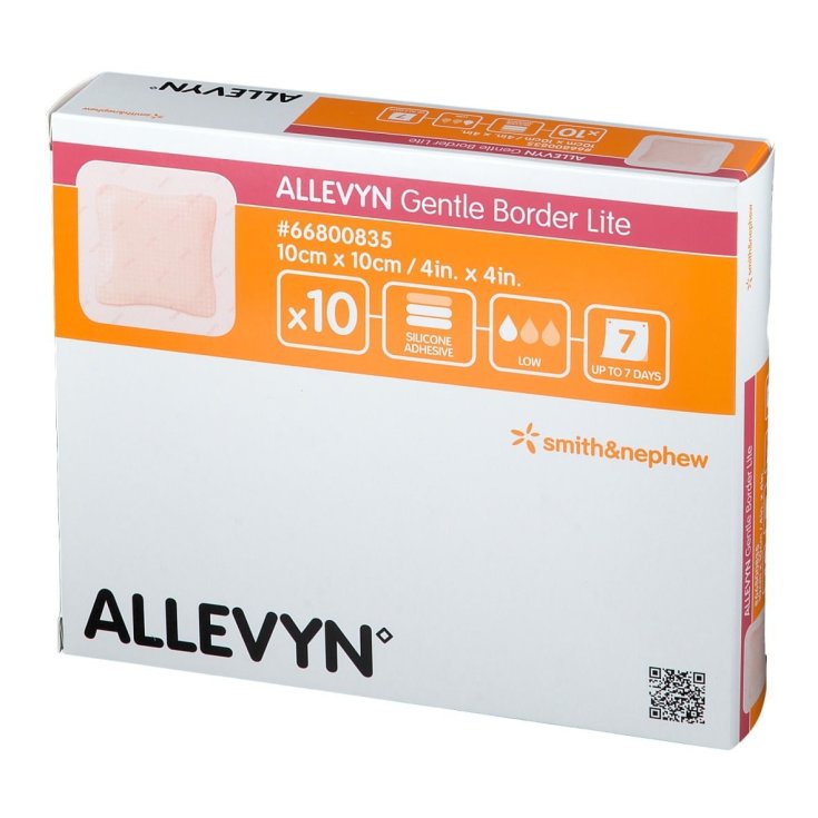 Allevyn Gentle Border Lite 10x10cm Smith&Nephew 10 Pezzi