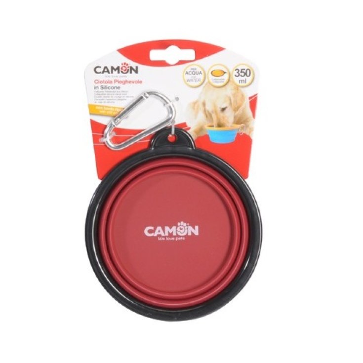 Ciotola Pieghevole in Silicone per Acqua - &oslash; 11,5 X 350 Ml
