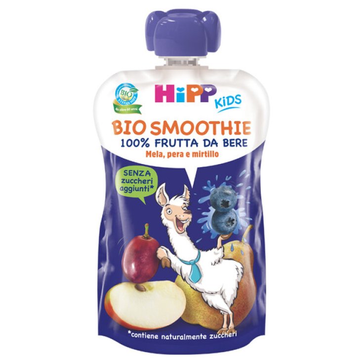 BIO Smoothie HiPP Kids Mela Pera Mirtillo 120ml