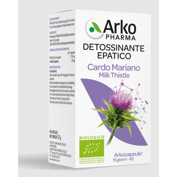 Cardo Mariano Bio Arkopharma 130 Arkocapsule