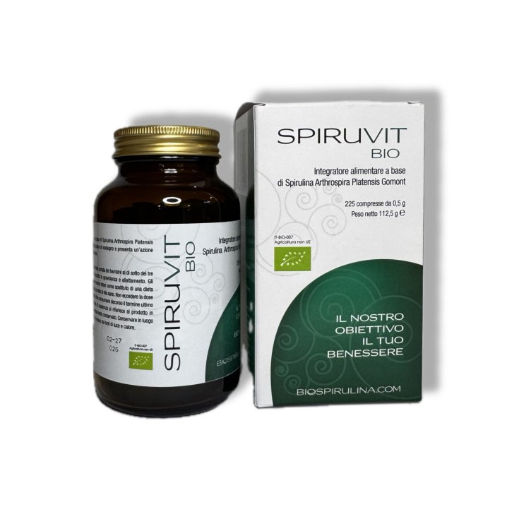 SpiruVit BioSpirulina.Com 225 Compresse