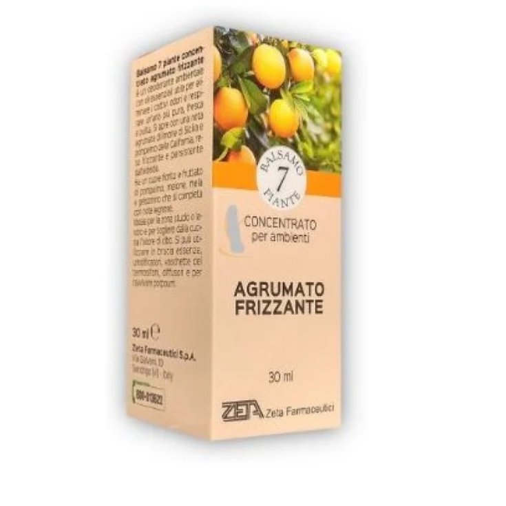 BALSAMO 7 Piante CONCENTRATO AGRUMATO FRIZZANTE Zeta Farmaceutici 30ml