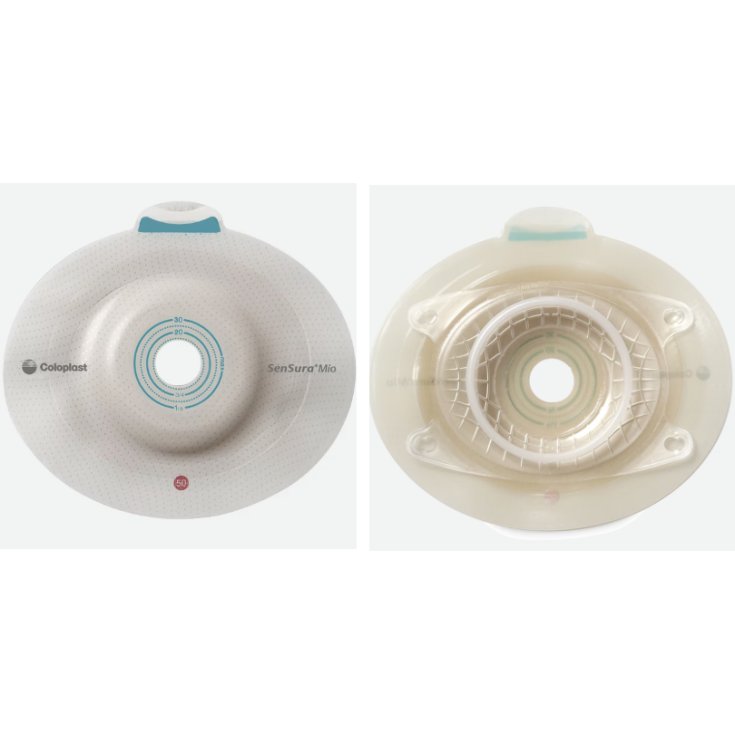 SenSura Mio Convex Light Placca 16915 Fl 50mm Fo 28mm Coloplast 5 Pezzi