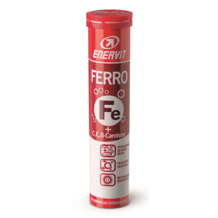 Ferro Fe+C,E,B-Carotene Enervit 20 Compresse Effervescenti
