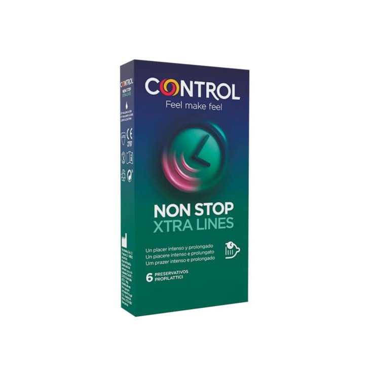 Non Stop Xtra Lines Control 6 Preservativi