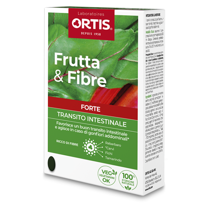 Frutta & Fibre Forte Ortis&reg; Laboratoires 12 Compresse