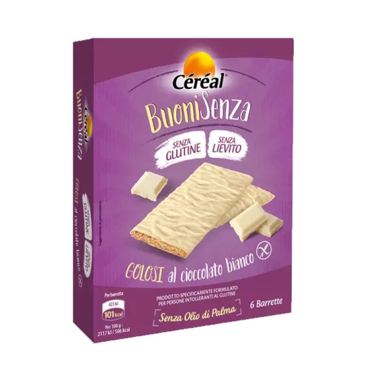 Golosi Al Cioccolato Bianco BuoniSenza C&eacute;r&eacute;al 120g