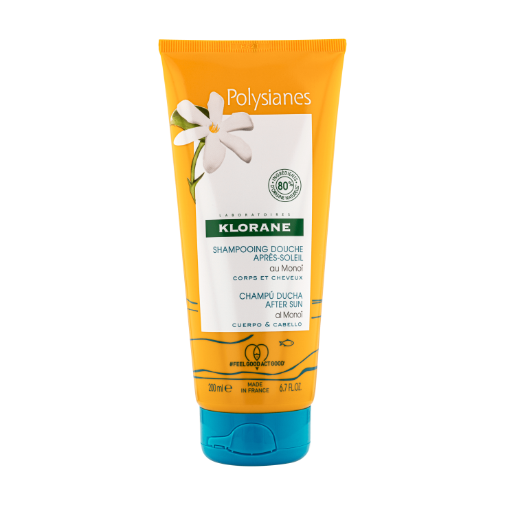 Polysianes Shampoo Doccia Doposole Klorane 200ml