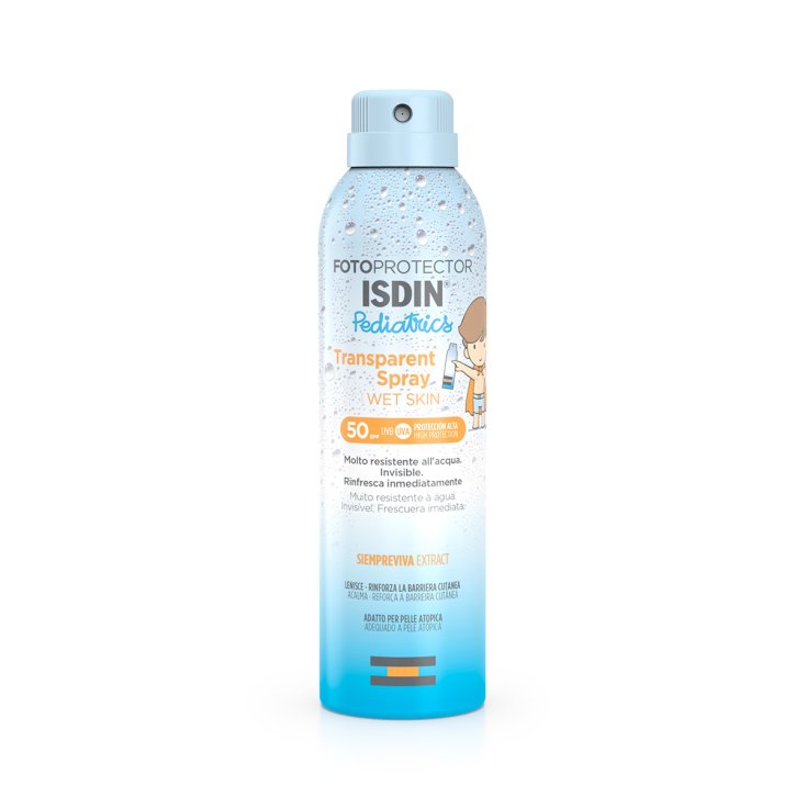 Fotoprotector Pediatrics Trasparent Spray Wet Skin SPF50 Isdin&reg; 250ml