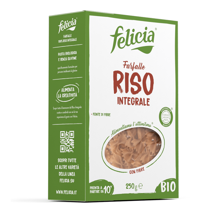 Farfalle di Riso Integrale Felicia 250g