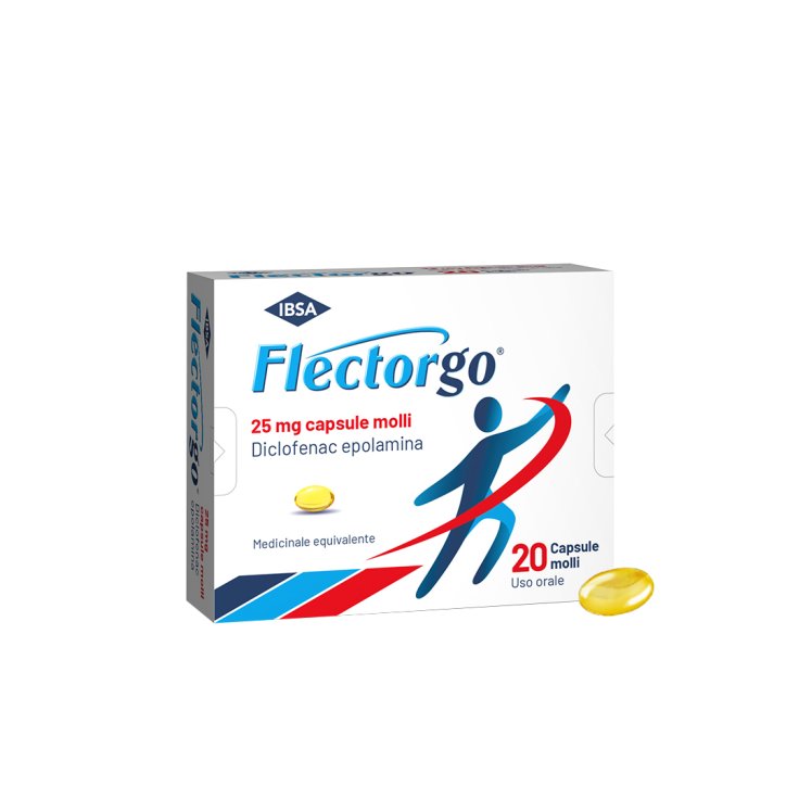 Flectorgo 25mg IBSA 20 Capsule Molli