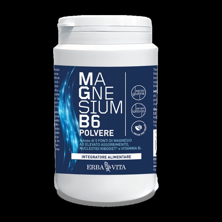 Magnesium B6 Polvere Erba Vita 200g Magnesium B6 Polvere Erba Vita 200g