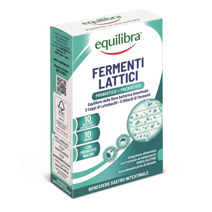 Fermenti Lattici Equilibra 10 Bustine Orodolubili