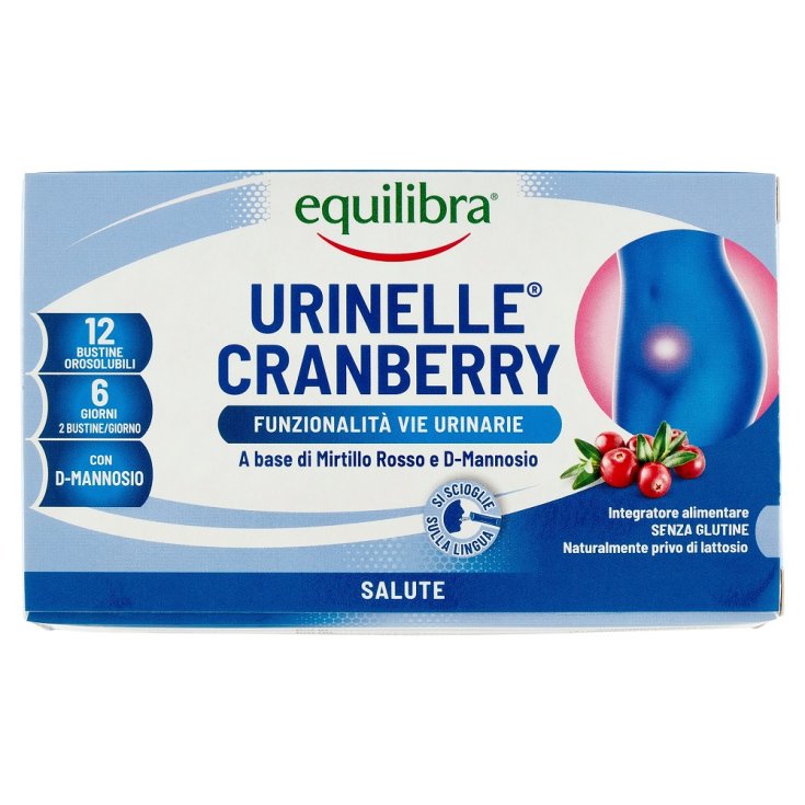 Urinelle Cranberry Equilibra&reg; 12 Bustine Orosolubili